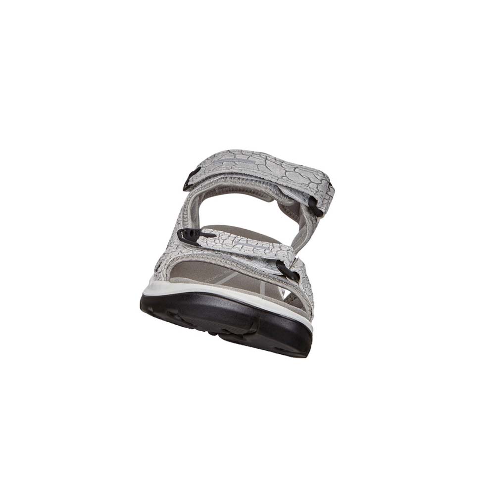 Women's Ecco Yucatan Sandals Silver | Canada 198VRW